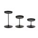 thumbnail image 3 of Juego de 3 candelabros de pilar para centros de mesa, candelabros para sala de estar Placa negra, 3 of 9
