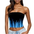 thumbnail image 2 of Aloohaidyvio Tube Tops for Women Going Out Crop Sleeveless Tank Bandeau Strapless Casual Shirts, 2 of 7