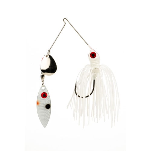 Strike King Red Eye 3/16 oz Spinnerbait Lure White