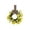 #02 Yellow【1×Wreath, 10.63"×10.63"】, variant on Door Wreath, Artificial Morning Glory Wreath, Green Wreath, Spring Summer Floral Wreath for Front Door Home Wall Wedding Farmhouse Holiday Home Decor, AKLJWH, #01 White-1PC