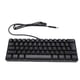 thumbnail image 5 of Teclado Mecánico De Membrana, Teclado De Computadora De 61 Teclas Con Cable USB N Key Rollover Contour Keycaps RGB Compacto Para Juegos, 5 of 7