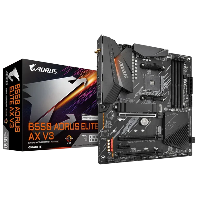 Tarjeta Madre Gigabyte B550 Aorus Elite Ax Ryzen AM4