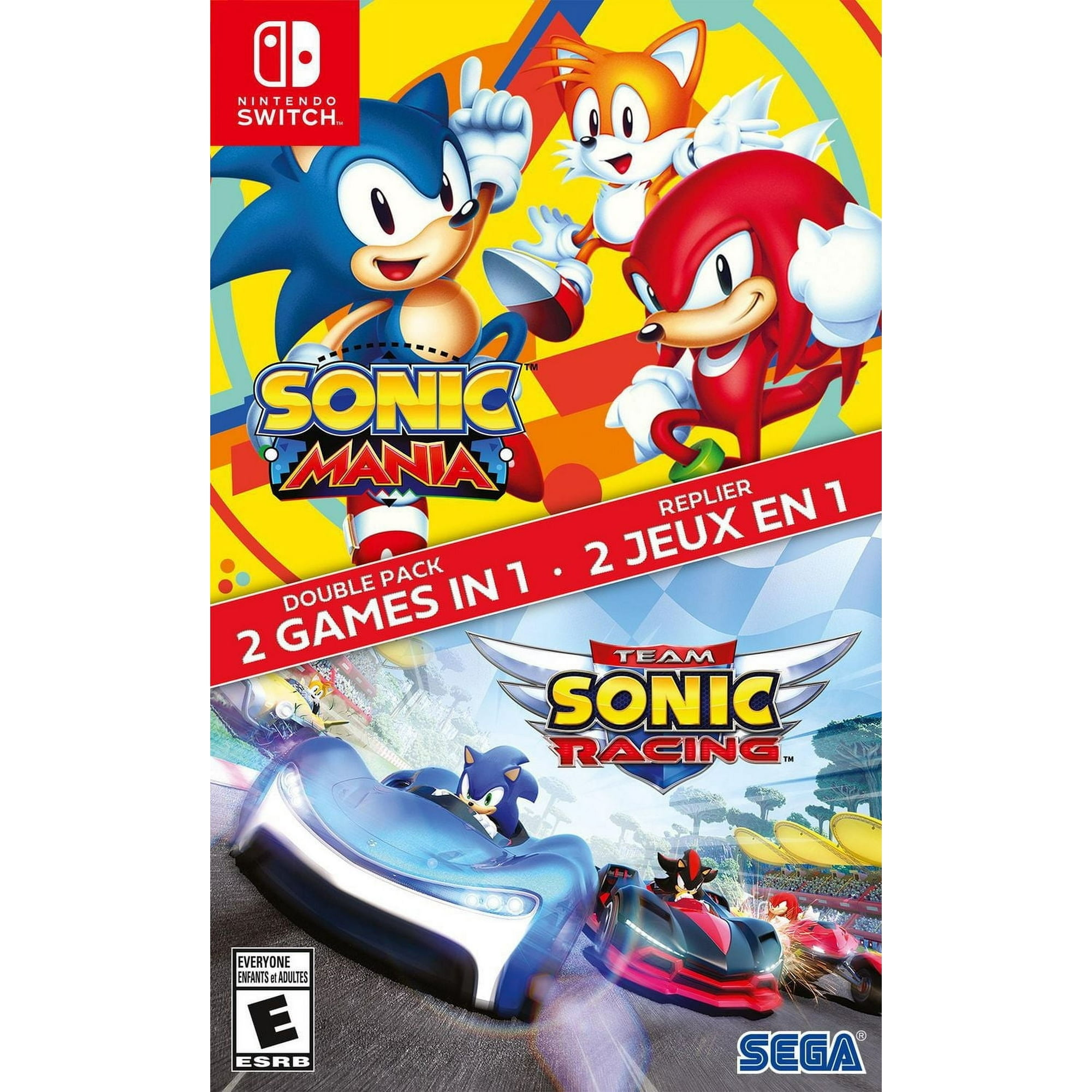 Sonic Mania Team Sonic Racing Double Pack Nintendo Switch