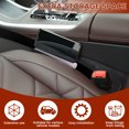 thumbnail image 5 of AEVXKHI 2PCS Car Seat Gap Filler Organizer, Car Side Seat Gap Filler with USB and Phone Holder, Multifunctional Automotive Seat Gap Filler Organizer Car Accessories for Phone Key, 5 of 10