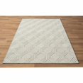 thumbnail image 5 of HomeRoots 5' X 7' Gray And Ivory Geometric Stain Resistant Indoor Outdoor Area Rug, 5 of 10