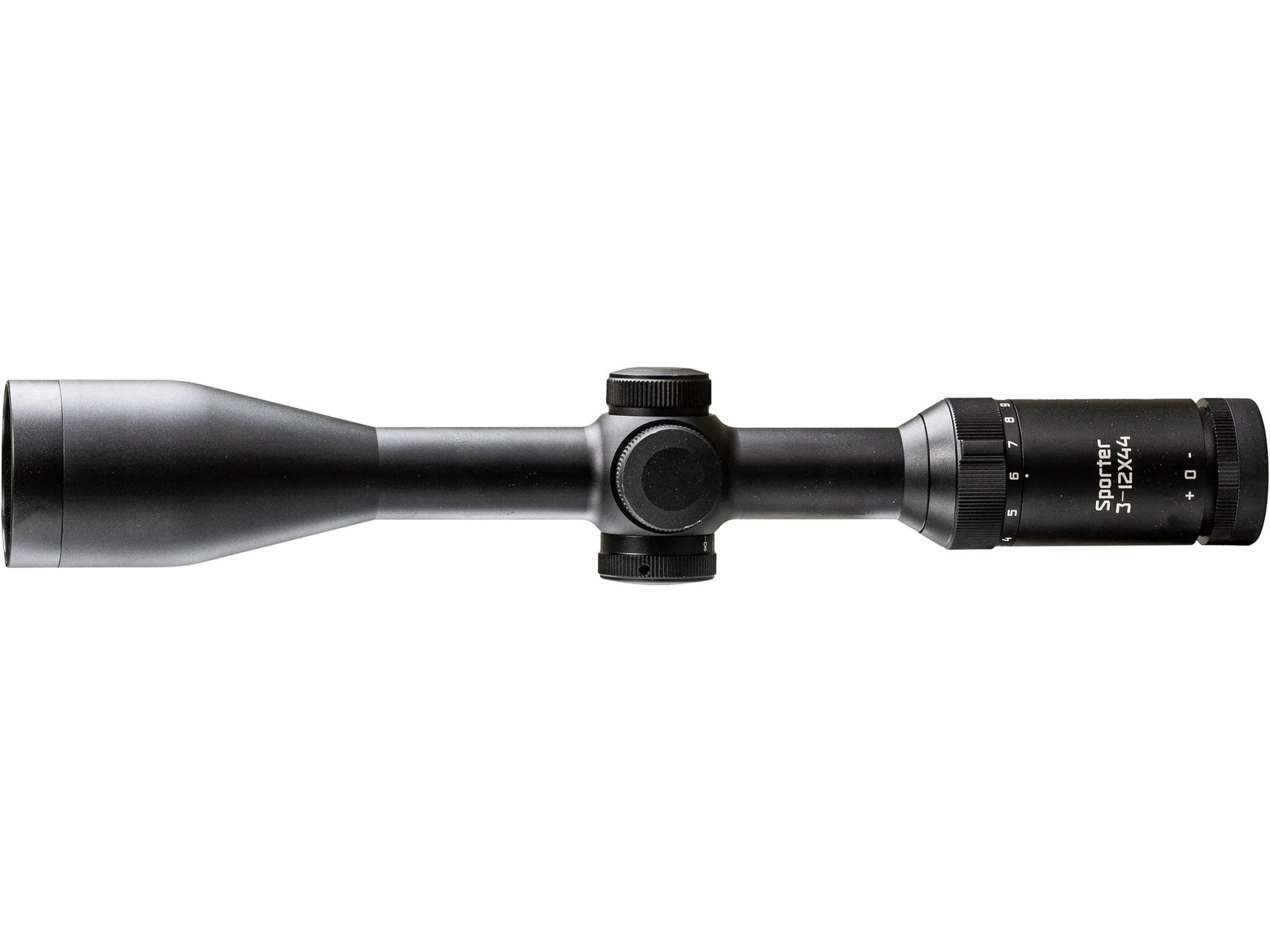 Leatherwood Hi-Lux Sporter SPG Rifle Scope 3-12x 44mm Mil Dot Reticle Matte Black