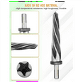 thumbnail image 4 of 7/8Inch Drill Bridge/Construction Reamer Bit with 1/2Inch Shank M2 HSS Taper Chucking Reamer Bit Tool for Steel Metal, 4 of 6