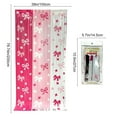 thumbnail image 3 of FeiFu Three Color Block Bow Curtain Door Curtain Decoration Sparkling Curtain for Christmas Parties Weddings Home Events, 3 of 6