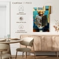 thumbnail image 4 of Elephant Stock Golden Retriever On A Toilet Wall Art - Vertical Canvas Wall Art - Bathroom Wall Decor - Humor Canvas - Blue And Orange Decor - 8" x 12", 4 of 4