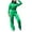 Green, variant on Scyoekwg Womens 2 Piece Outfit Set Casual Loose Solid Color Fashion Fall Outfits Crewneck Long Sleeve Sweatshirts Elastic Waist Jogger Pants Athletic Set Tracksuit Set (Black,L)