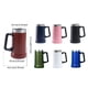 thumbnail image 4 of Matsuzay Taza de vacío de acero inoxidable, portátil, con mango, boca grande, reutilizable, aislamiento térmico, 709ml, frasco de repuesto Suministros térmicos Blanco, 4 of 6