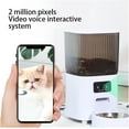thumbnail image 5 of TATAVR Automatic Cat Feeder, WiFi Automatic Dog Feeder with 5L Large Food Storage Container, Cat Food Dispenser for Multiple Pets, Detachable for Easy Clean, 5 of 6