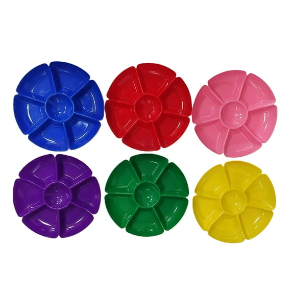 6PCS Vibrant Candy Dish Bundle Of  For Birthdays And Social Events