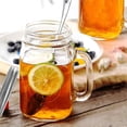thumbnail image 3 of California Home Goods John Kate Retro Clear Glass Jar Mugs (Set of 6), 3 of 5
