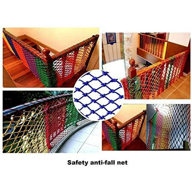 Safety Anti-fall Net Partition Decorative Net, Rope Net Safety Net  Protection Net Protection Net, Children's Pet Outdoor Balcony Stairs Loft  Bed Protection Net Anti-fall Net Decoration Net Nylon Net ( 