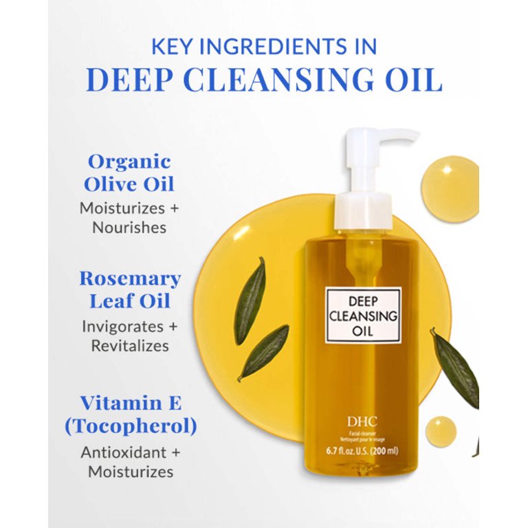 DHC Deep Cleansing Oil, Makeup Remover, Hydrates Skin, Botanical