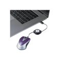 thumbnail image 5 of Verbatim Mini Travel Mouse - Mouse - optical - 3 buttons - wired - USB - purple, 5 of 5