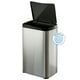 thumbnail image 3 of Magma Life Bote de Basura con Sensor de Acercamiento Smart Bin, Capacidad de 50L, Acero Inoxidable Antihuellas, Cierre y Apertura Suave, Automática y Manual, Base Antideslizante, Anillo Sujetabolsas, 3 of 9