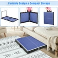 thumbnail image 4 of Kojooin Portable Ping Pong Table 4.5 ft, Indoor Outdoor Table Tennis Set with Net, 2 Paddles and 3 Balls, Foldable Design, 4 of 7