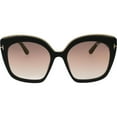 thumbnail image 2 of Sunglasses Tom Ford FT 0944 Chantalle 01G Black W. Rose Gold Details / Grad. Bro, 2 of 5