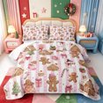 thumbnail image 2 of Manfei Cute Rustic Christmas Quilt Full,Farmhouse Bell Full Bedspread Sets,3-Piece,1 Coverlet and 2 Pillowcases, 2 of 7
