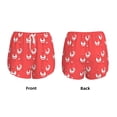 thumbnail image 3 of Balery Cartoon Rooster Pattern Women's Running Shorts with Liner 2 Pockets Elastic Workout Athletic Gym Yoga Shorts-Medium, 3 of 7