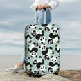 thumbnail image 7 of Pofeuu Panda And Eucalyptus Print Luggage Suitcase Cover Protector Luggage Washable Covers Aesthetic for 18/24/28/32 inch Luggage（No luggage included）-Medium, 7 of 7