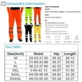 thumbnail image 2 of BDPORKAS Men's Reflective Lightweight Pants Hi Vis Cargo Safety Work Pants with Pockets, 2 of 3