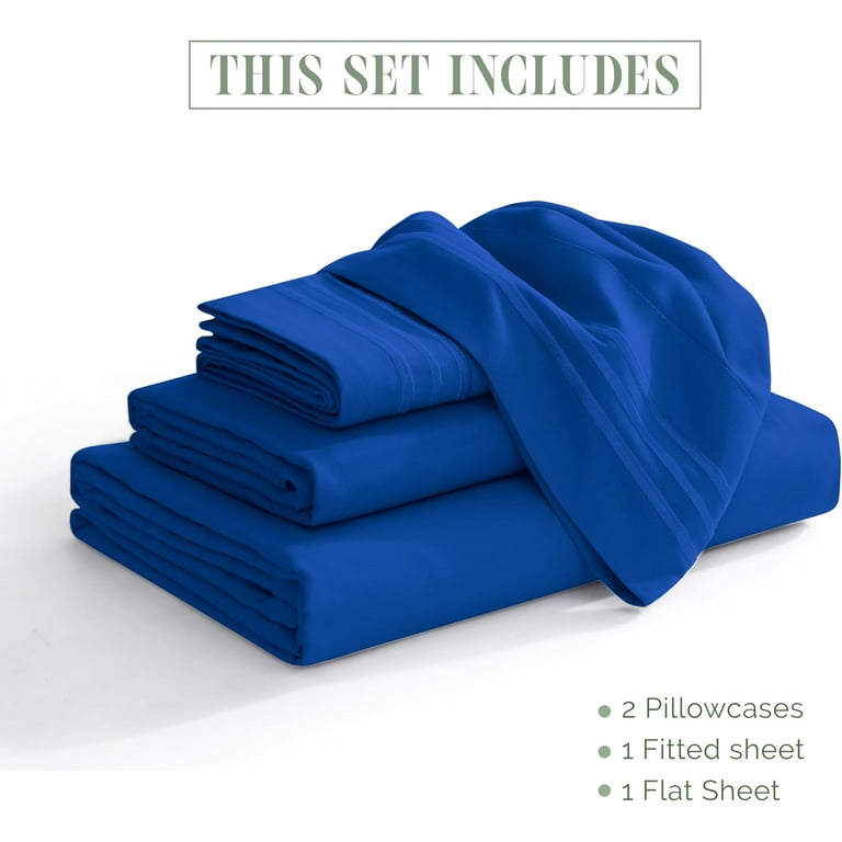 Elegant Comfort 1500 Thread Count Microfiber Sheet Set - California King, Burgundy, 4-Piece