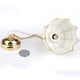 thumbnail image 5 of Tholdsy Apliques de pared LED Escala 1: 12 Linterna en miniatura Decoración de muebles de cristal dorado Forma de paraguas Pasillo Balcón casas de muñecas Tholdsy FN001949-00, 5 of 6