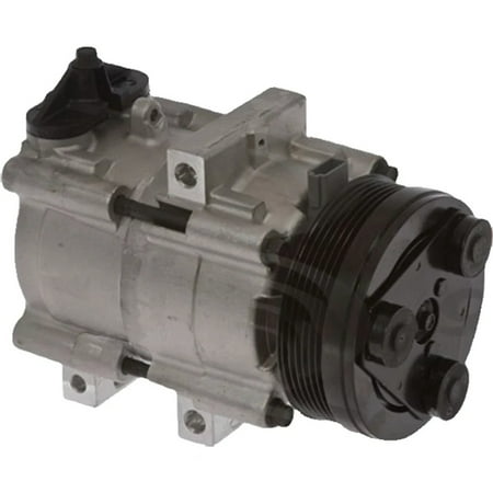 New 6-Groove Pulley A/C Compressor Compatible With Ford Lincoln Crown Victoria S 8 Cyl 4.6L Mustang Mach 1 8 Cyl 4.6L Mustang GT Bullitt 8 1993-2006 By GPD6511447