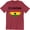 Red, variant on Republic of Ghana West Africa Black Star National Flag Ghanaian Mens T-Shirt