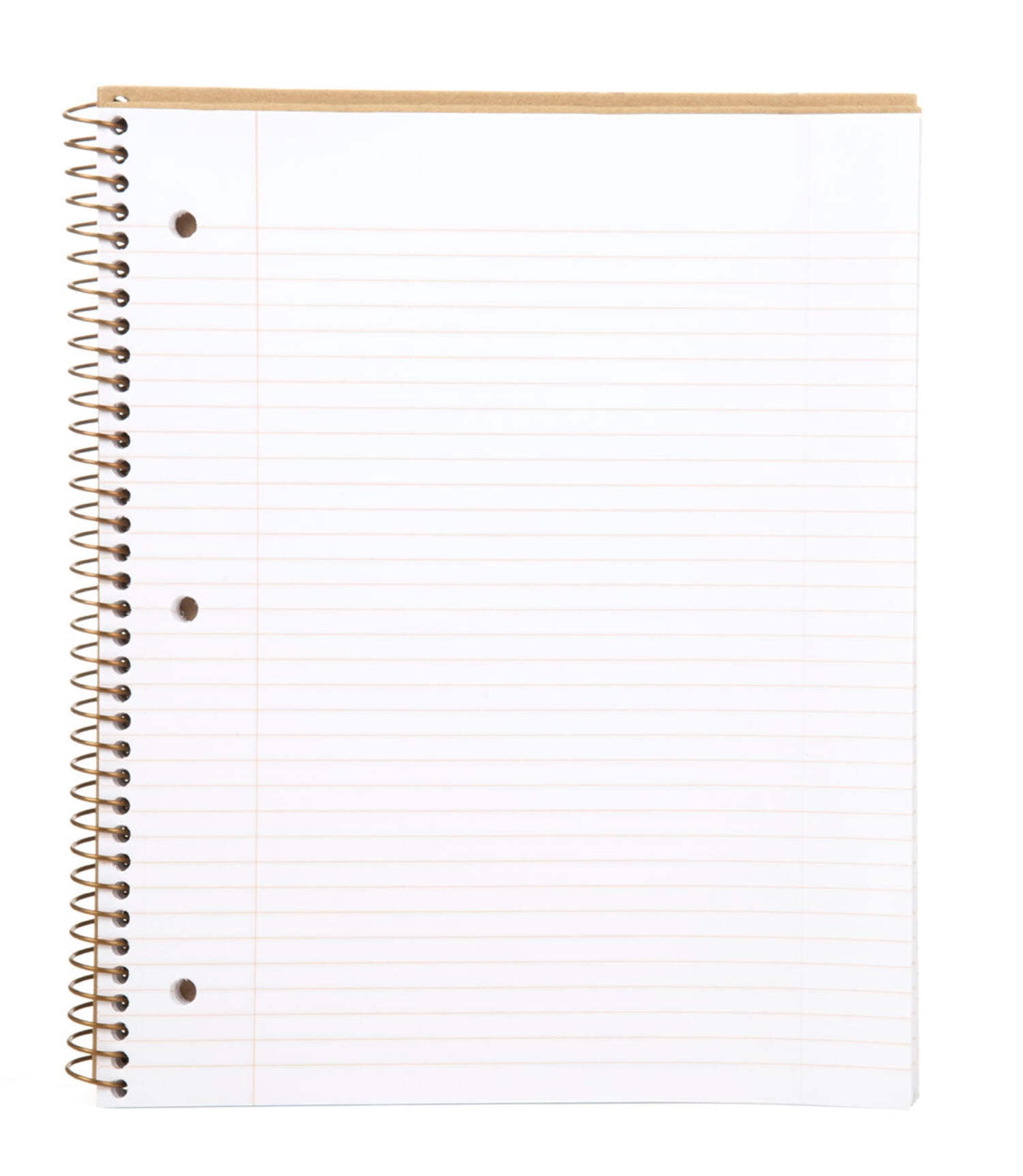 100% Recycled Kraft Letter Notebook (3 Pack) - Designs - 8.5in x 11in (07093)