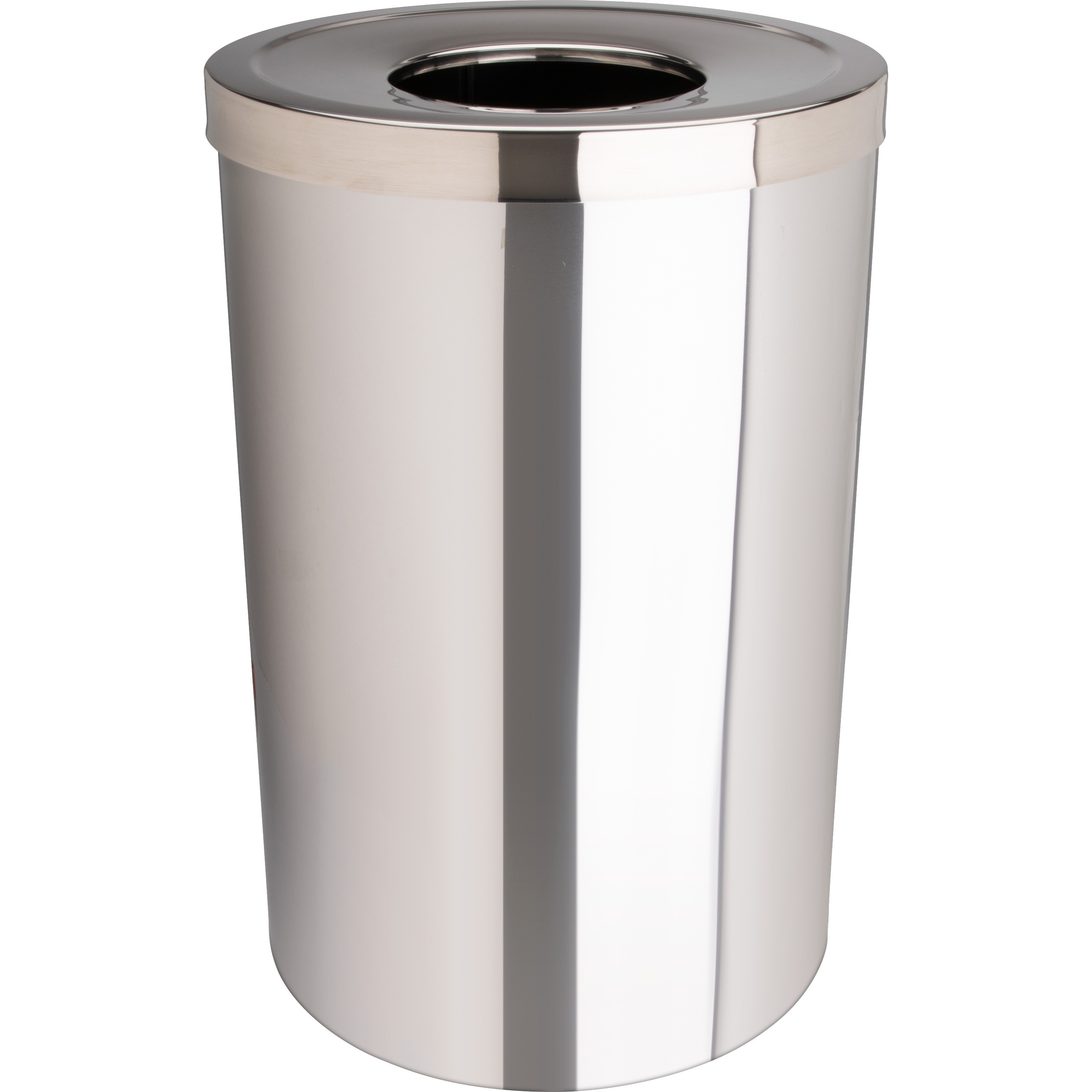 Commercial Grade Stainless Steel Renewed Silver, iTouchless 18 Gallon Dual-Deodorizer Open Top Trash Can Rectangular Shape 68 Liter Recycle Bin