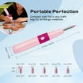 thumbnail image 2 of Hotfix Applicator, 5 in 1 Hot Fixed Wand Bedazzler Kit, Rhinestones Setter Wand Tool with 5 Different Tip Sizes, DIY Bedazzler Kit with Rhinestones with Support Stand, 2 of 8