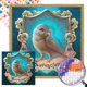 thumbnail image 1 of Pintura de diamante 5D DIY taladro redondo completo parcial AB Harry Potter College 45x45cm, 1 of 9