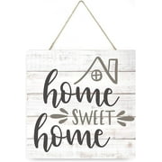 Home Sweet Home Wooden Plank Sign 7.5x7.5