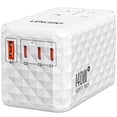 thumbnail image 1 of Adaptador de viaje LENCENT 140 W GaN universal con 4 USB y AC, 1 of 7