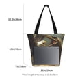 thumbnail image 2 of Bingfone Dinosaur Bald Eagle Women Shoulder Tote Bags Casual Bag Ladies Shopping Handbag, 2 of 6
