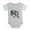 Heather Gray, variant on CafePress - Gothic Skull Initial A - Cute Infant Baby Football Bodysuit