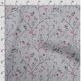 thumbnail image 3 of Soimoi Floral Printed, Polyester Fleece, Fabric by The Yard Sewing DIY Stretch Fabric 56 Inches Wide, WarmFabric for Hats, Coats, Gloves, Blankets,, 3 of 5