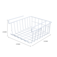thumbnail image 4 of Cesta de almacenamiento debajo del estante, paquete de 3 cestas de almacenamiento de alambre para cocina, oficina, despensa, baño, armario, 4 of 5