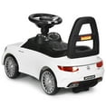 thumbnail image 5 of Patiojoy White Kids Ride On Push Car Gliding Scooter With Light And Music, 5 of 5