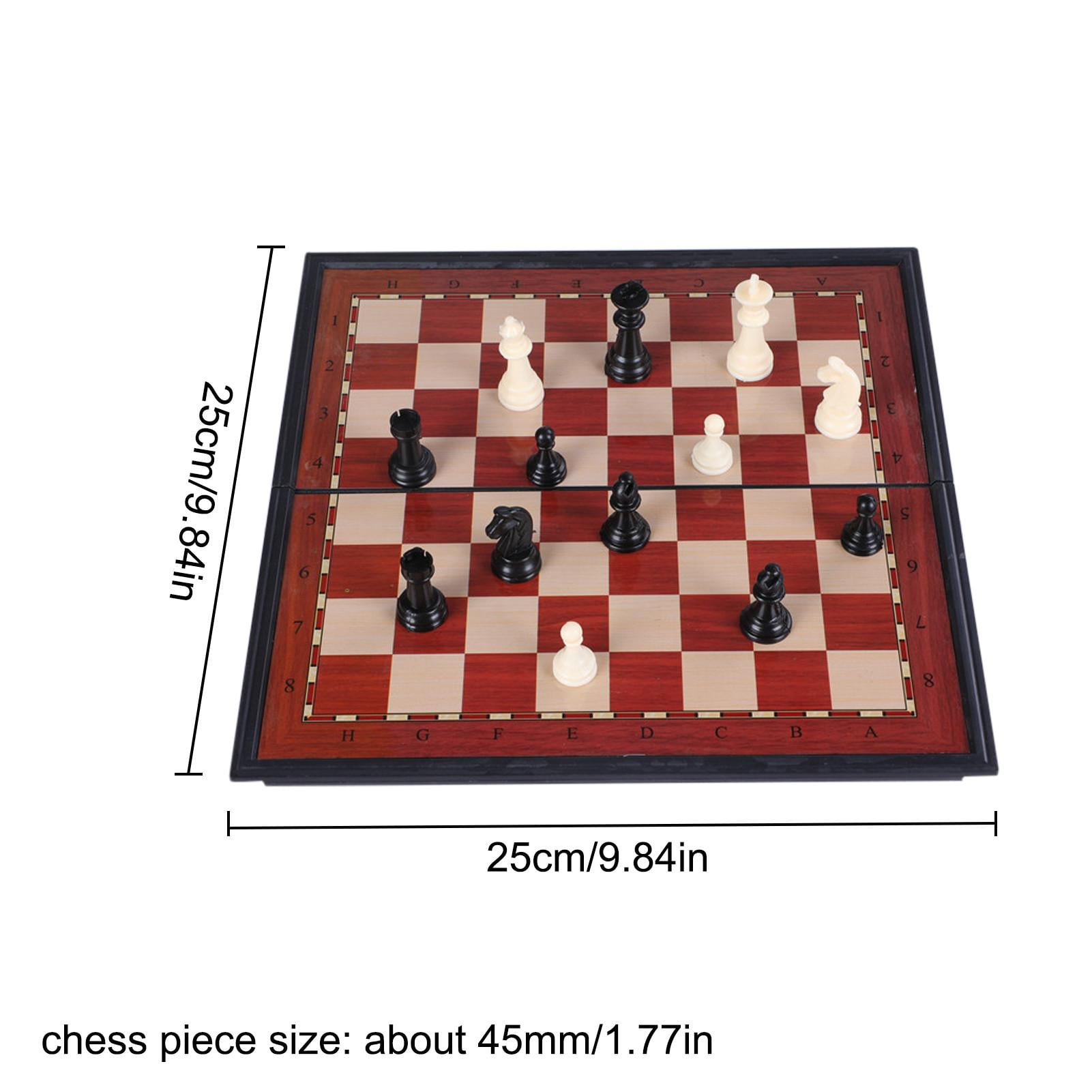 Details about   Chess Set Folding Chessboard Magnetic Chess Pieces Board Game for Adult Kids