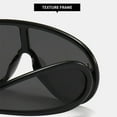 thumbnail image 5 of Punk Sunglasses Women Men Hip Hop One Piece Sun Glasses UV400 Shades Mirror Eyewear, 5 of 8