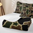 thumbnail image 4 of Feelyou Star Camo Twin Quilt Set for Boys Girls, Star Print Twin Coverlet Set, Green, 2pcs, 4 of 7