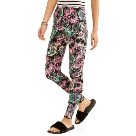No Boundaries Juniors sueded jersey ankle leggings (prints & solids)