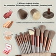 thumbnail image 3 of 13pcs Makeup Brush Brushes Set Cosmetic Makeup Sponge Makeup Brush Beauty Tool Eyeshadow Blush Professional Brush Set, 3 of 9