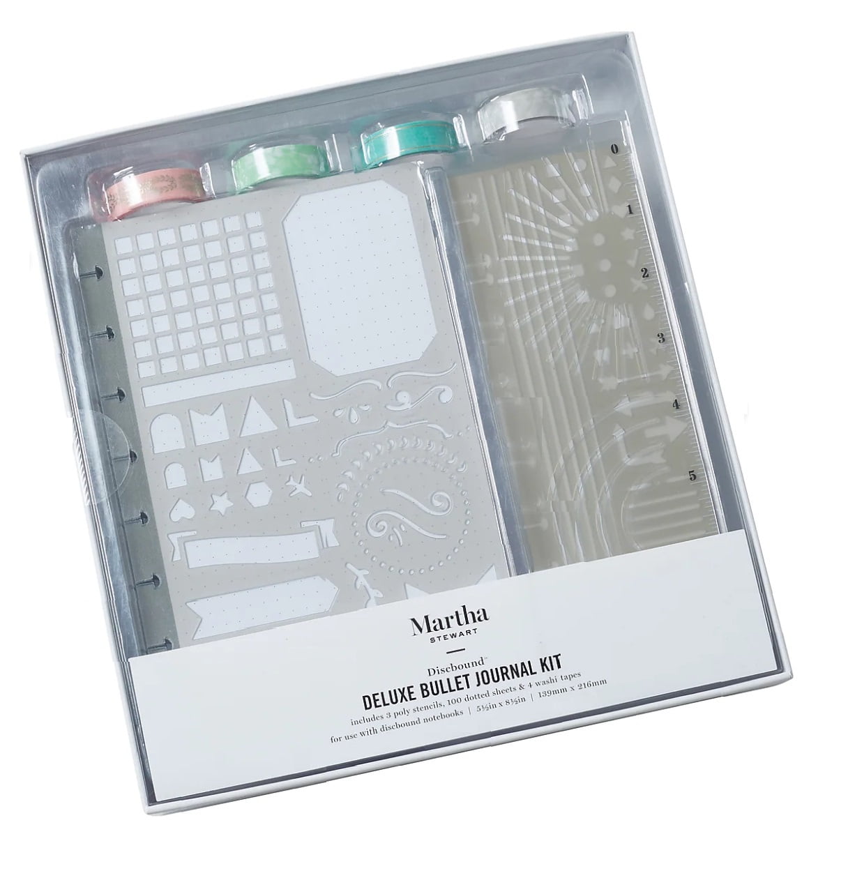 Martha Stewart Brand Discbound Deluxe Bullet Acrylic Material Journal