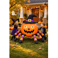 thumbnail image 4 of Firstness 2.6ft Tall Halloween Inflatable, Pumpkin Inflatable with LED Lights for Halloween Outdoor Holiday Yard Decorations, 4 of 5